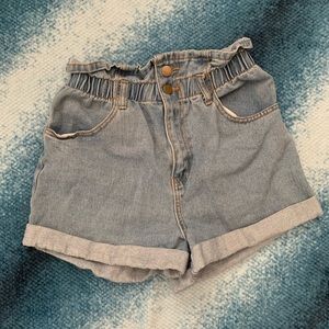 High waisted lettuce shorts